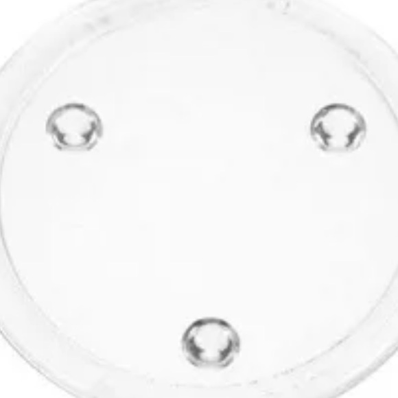 Pillar Candle Holder Plate 7-1/4” Basic Round Clear Glass - Picture 4 of 5